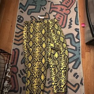 New York & Company Black and Gray Leggings